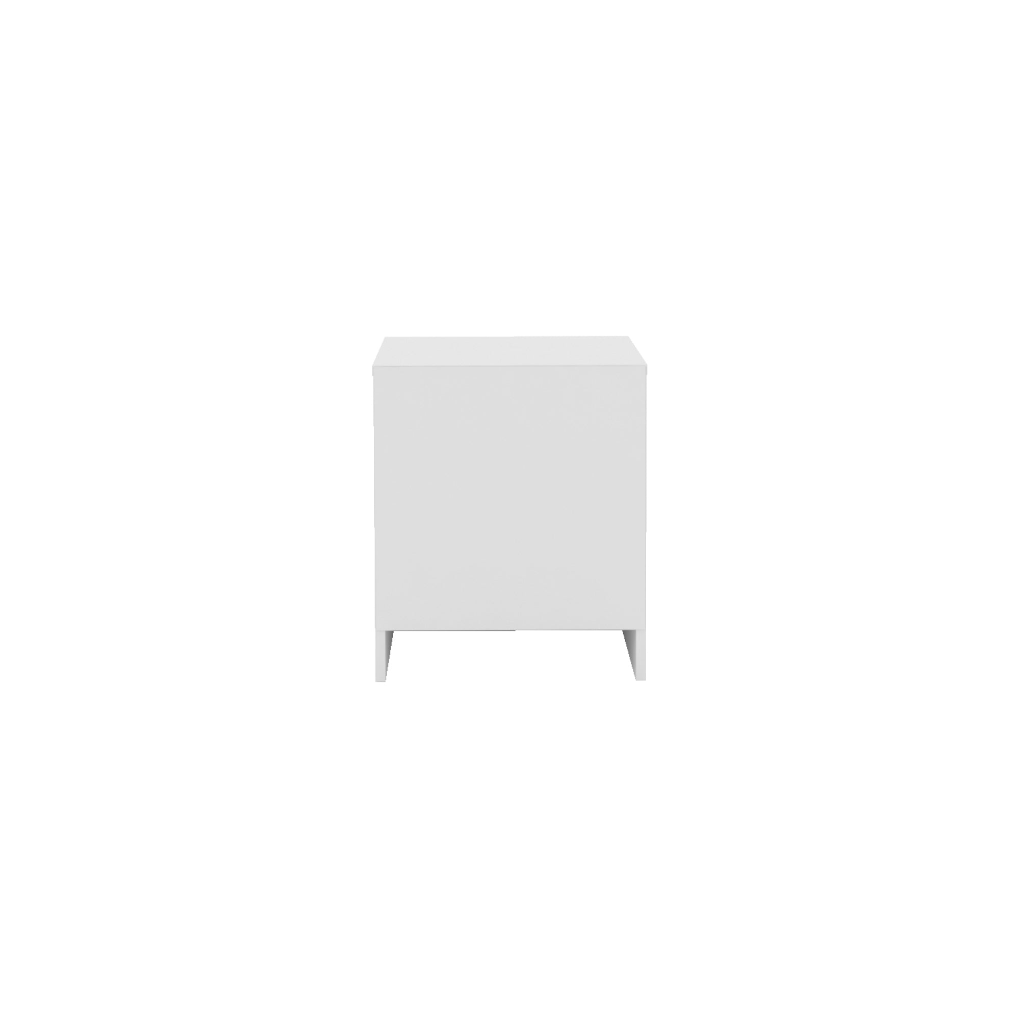 Ivan Side Table- White/Oak