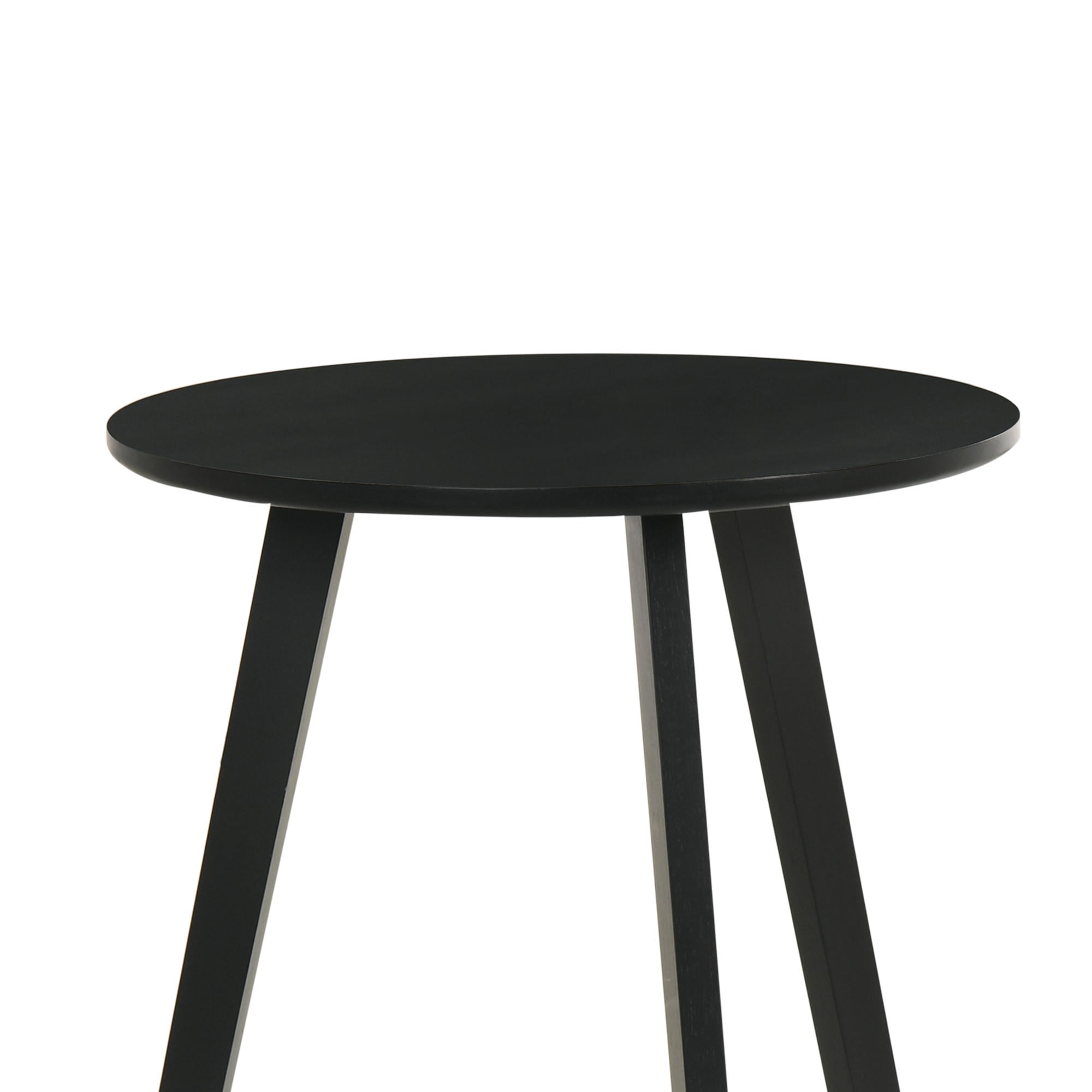 Nathan Round Side Table – Black