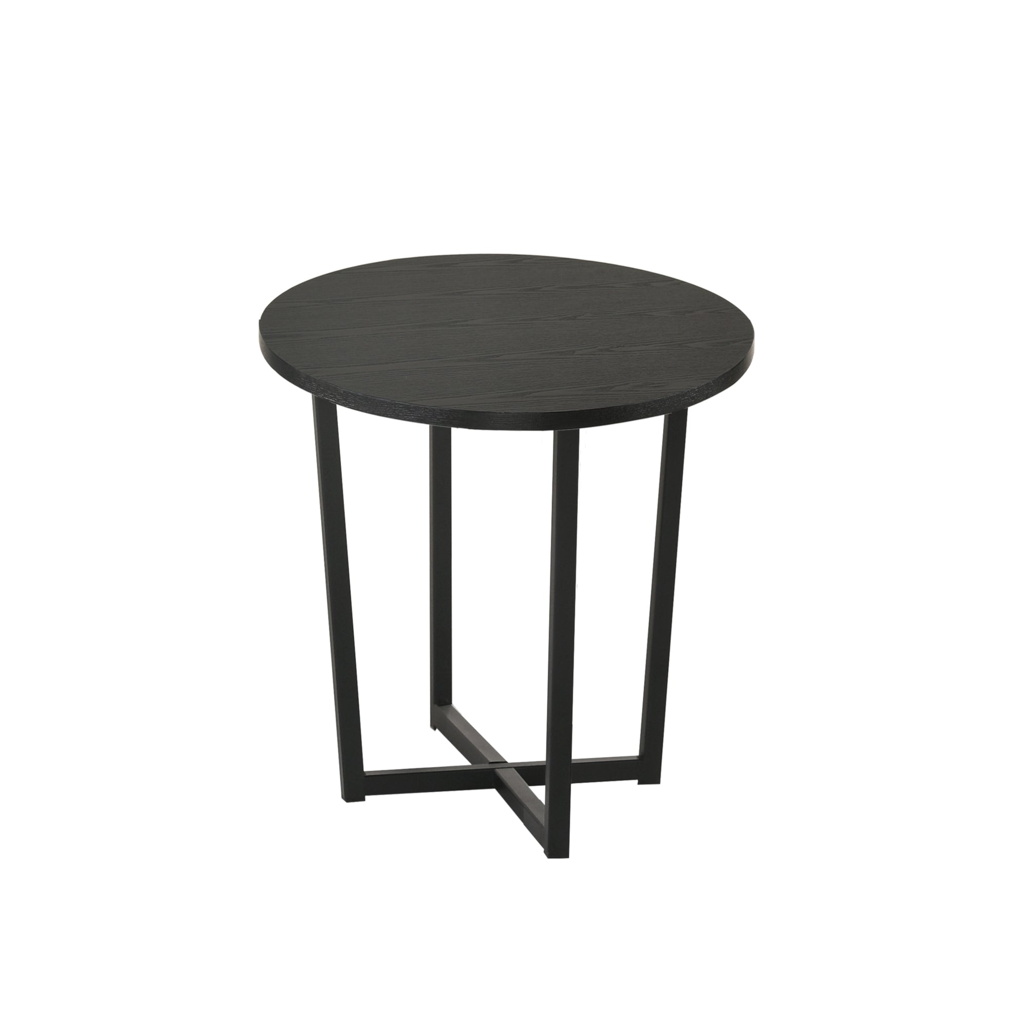 Orva Round Side Table - Black End Table